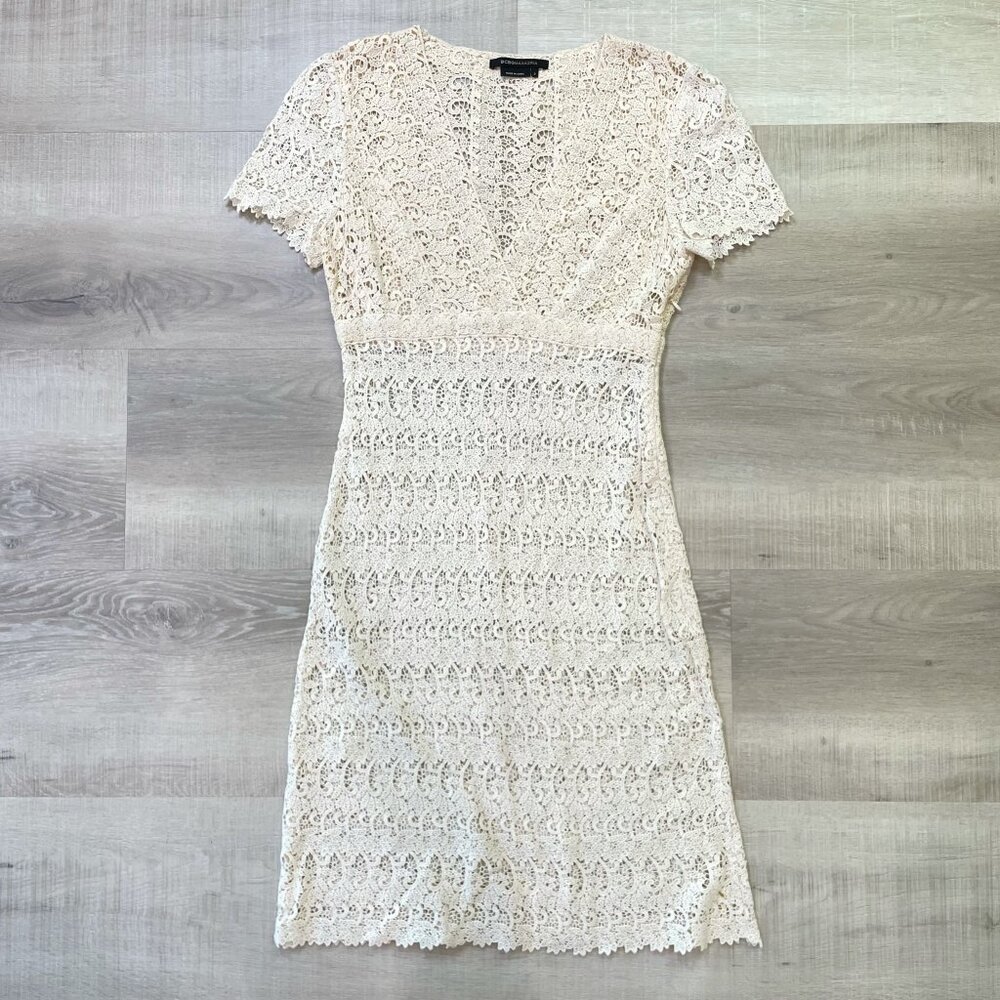 Cream Lace Summer Dress